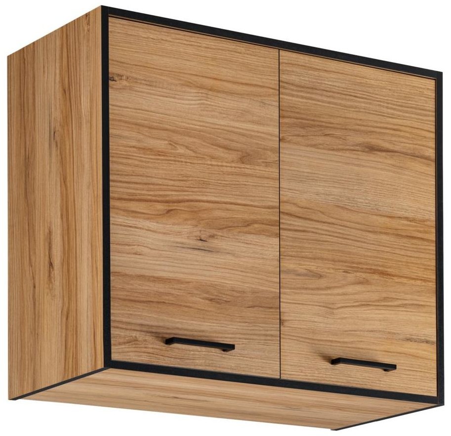 MEBLE OKMED Szafka kuchenna wisząca Carballo 80 cm kolor dąb warmia