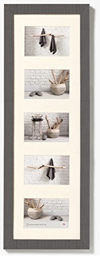 Walther Design Home drewniana rama, szary, 5x 10 x 15 cm HO515D