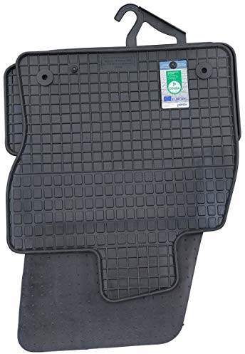 Petex dopasowanie gumowa mata zestaw 81710 Seat Ateca od 7/2016, 4-częściowy, czarna