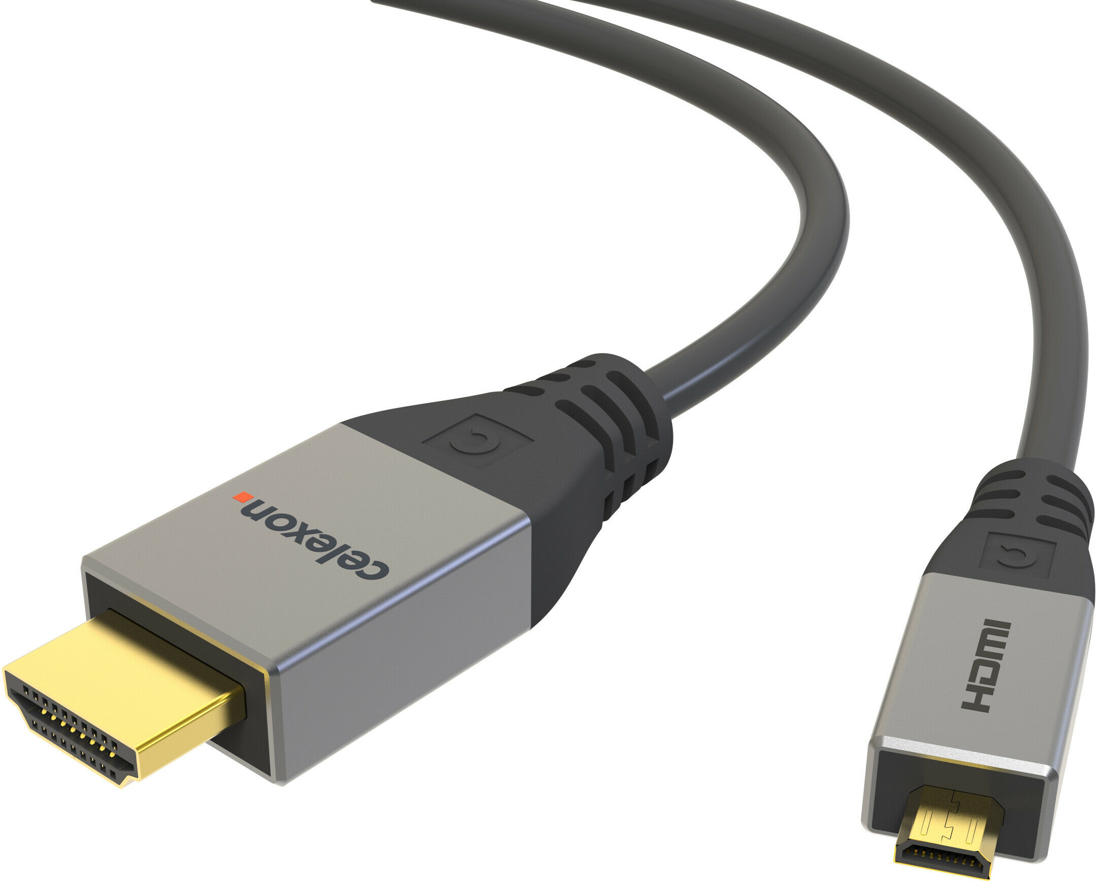 Celexon Professional Line kabel-adapter HDMI-A na Micro HDMI-D z kanałem Ethernet - 2.0a/b 4K - 2,0m