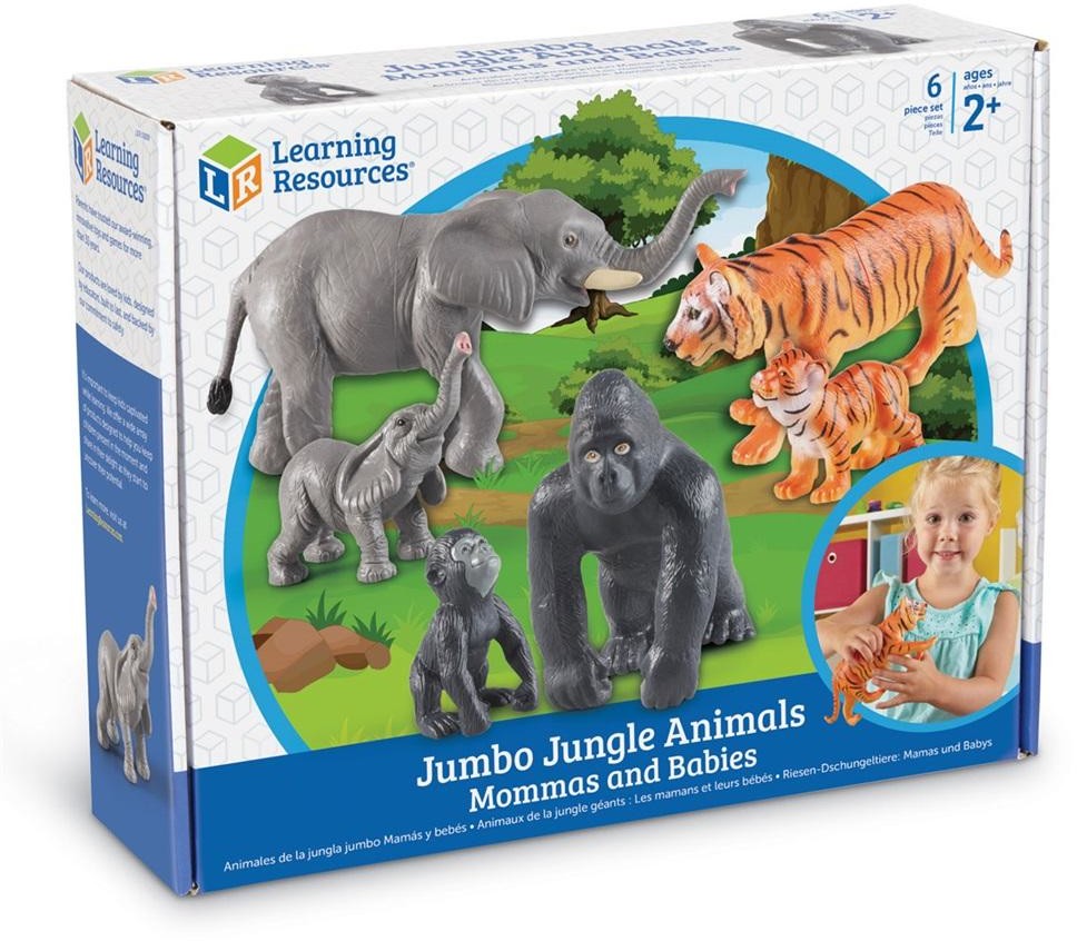 Cass film Duże Figurki, Mamy i Dzieci, Zwierzęta z Dżungli