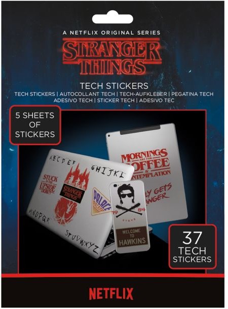 Pyramid Posters Stranger Things - naklejki na laptopa TS7403