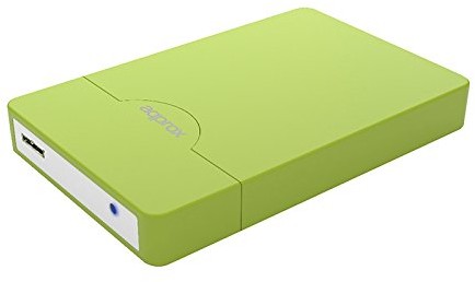 Approx appHDD10GP Zasilane  approx screwless 2.5 inch HDD Enclosure with USB 3.0 Connection, maksymalnie Capacity 1TB SATA, Green Pistachio (appHDD10GP Zasilane) AP-APPHDD10GP