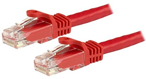 STARTECH.COM StarTech. com n6patc50cmrd 0.5 m Cat6 U/UTP (UTP) Czerwony  kabel sieciowy (RJ-45, RJ-45, męski/męski, złoty, 10/100/1000Base-T (X), Cat6) N6PATC50CMRD