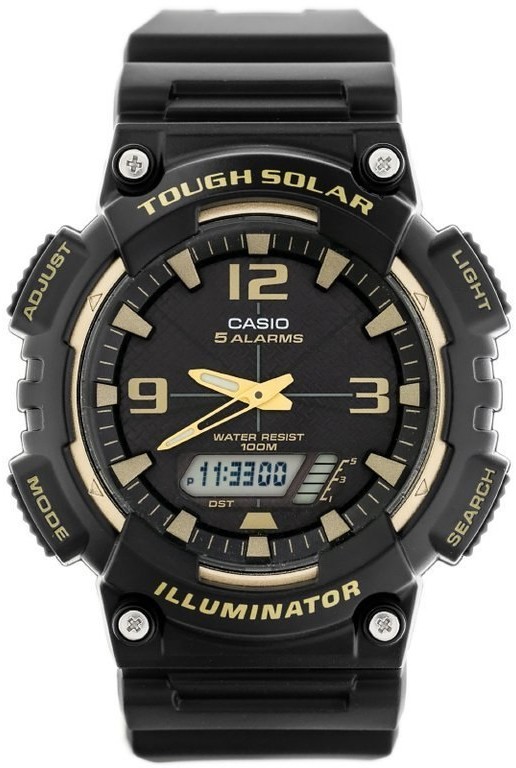 CASIO ZEGAREK MĘSKI CASIO AQ-S810W 1A3V (zd044i) - SOLAR POWERED AQ-S810W 1A3VDF