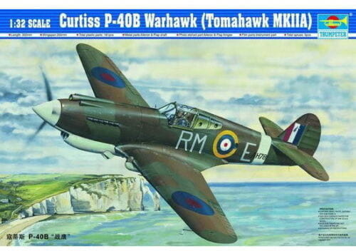 Trumpeter Curtiss P-40B Warhawk (Tomahawk MKIIA) 02228