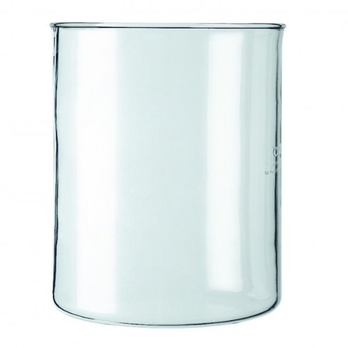 Bodum Spare beaker do szkła bez dzióbkiem do zaparzaczy do kawy, filiżanki 3, przezroczysty, 01  11080  10, 0,5 l 01-11142-10