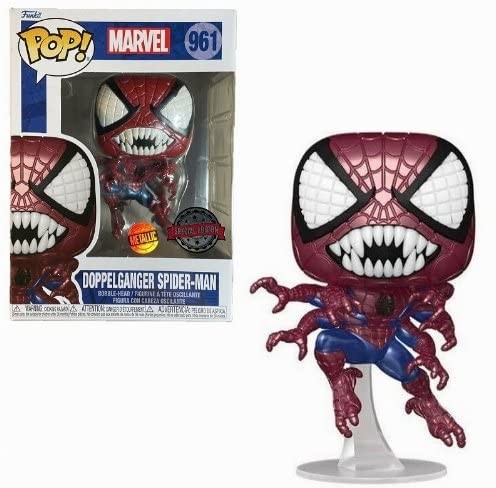 Funko Pop Marvel Spiderman Doppelganger #961 Metal - Exclusive Special Edition - Figurka Pop Marvel Fun59175 Wielokolorowy rozmiar Jeden FUN59175