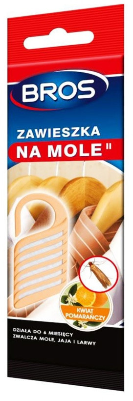 Bros zawieszka na mole kwiat pomarańczy Bro000238