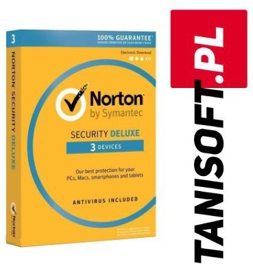 Symantec Norton Security 3 urządzenia 1 rok Polska wersja językowa!