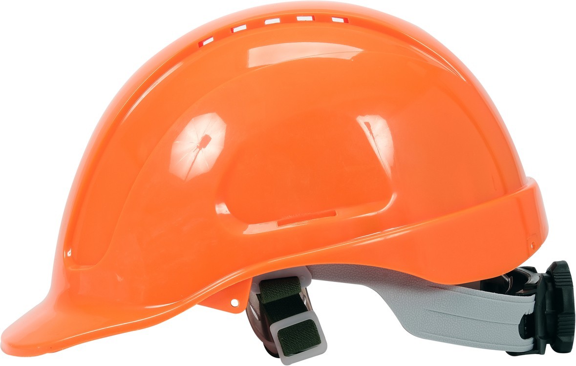 YATO KASK OCHRONNY POMARAŃCZOWY WYSOKI KOMFORT SZYBKA REGULACJA ABS