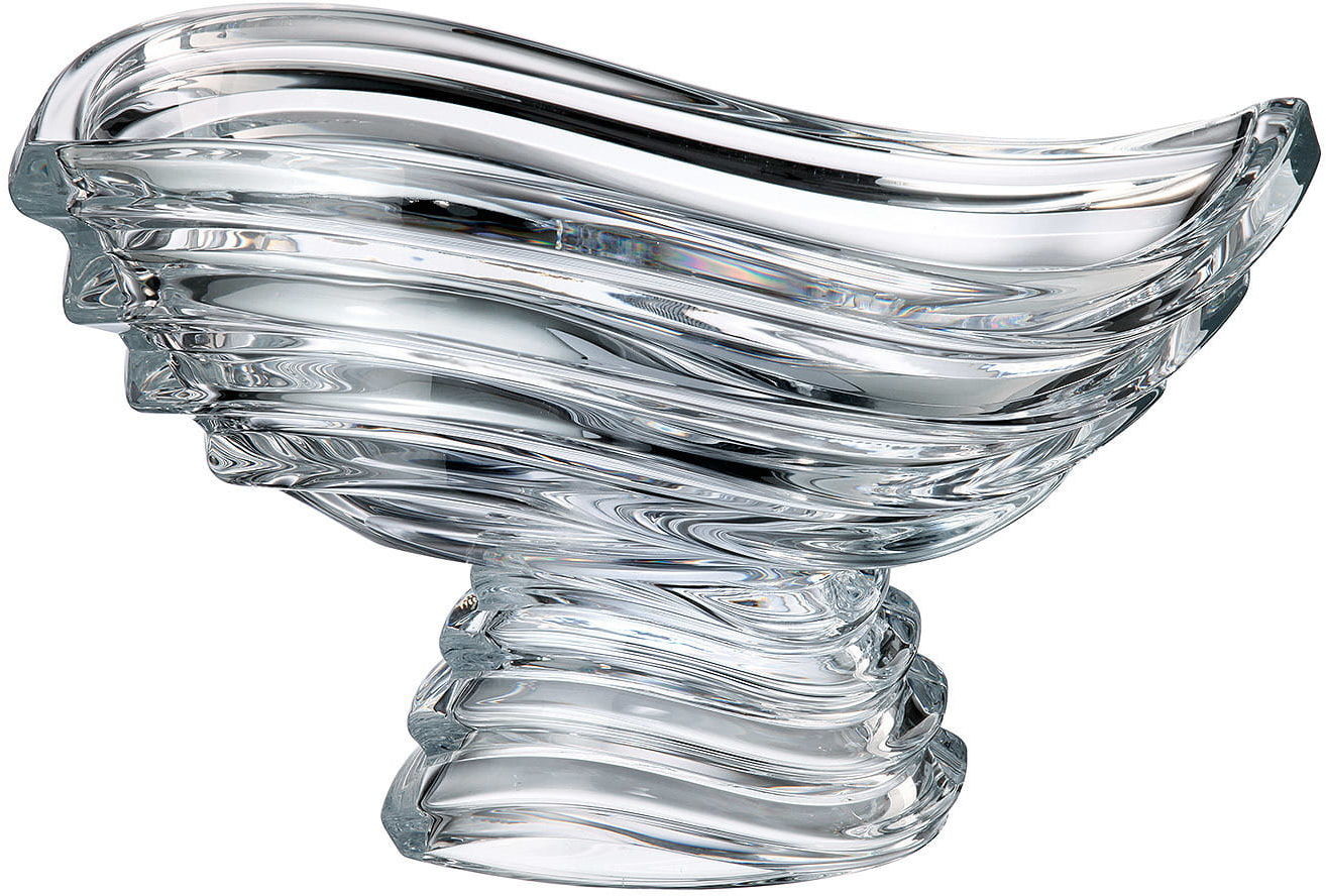 Bohemia Crystalite s.r.o WAVE MISA N/N 305 9K7/6KF43/1/99U29/305-169 footed bowl