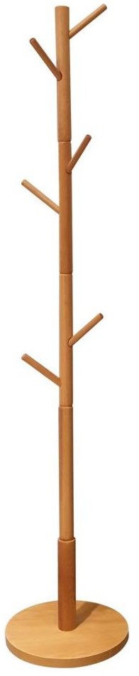 Wieszak na ubrania drewniany 173 cm Twist drewno naturalne