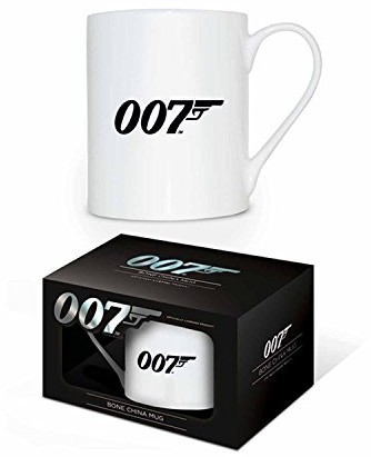 Pyramid International mgbc23559 James Bond (007) z logo kubek porcelanowy, ceramika, wielokolorowa, 12,5 x 8,5 x 9 cm MGBC23559