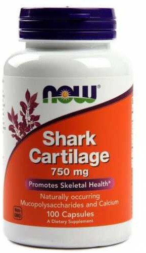 Now Foods Chrząstka rekina Shark Cartilage 100 kapsułek