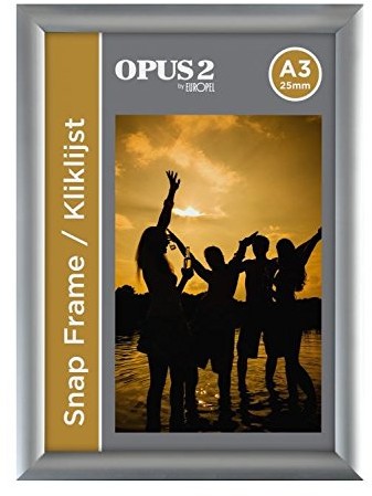 Opus 2 355003 Snap składana rama aluminiowa A3, 25 MM 355003