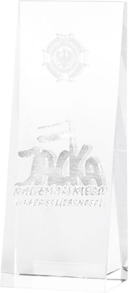 UPOMINKARNIA Trofeum Szklane Z Grawerem 3D W Etui victoriasport-C037/3D-0
