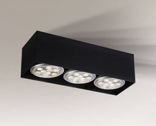 Shilo plafon techniczny Yatomi 3xES111 czarny 1212