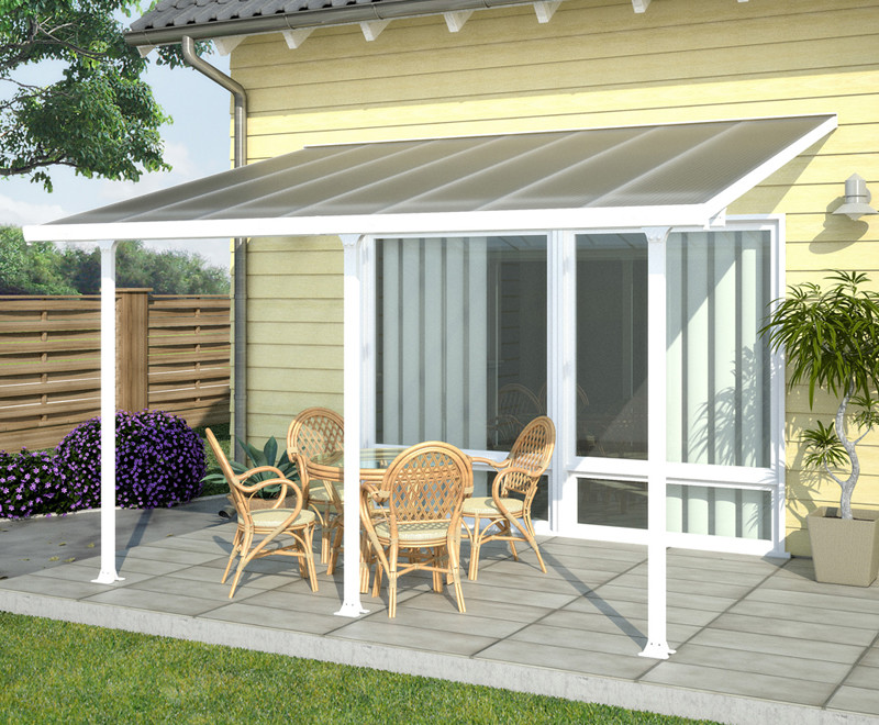 Palram Aluminiowe zadaszenie tarasu Feria 3 x 4,25 m białe SPPALFER300X425bl