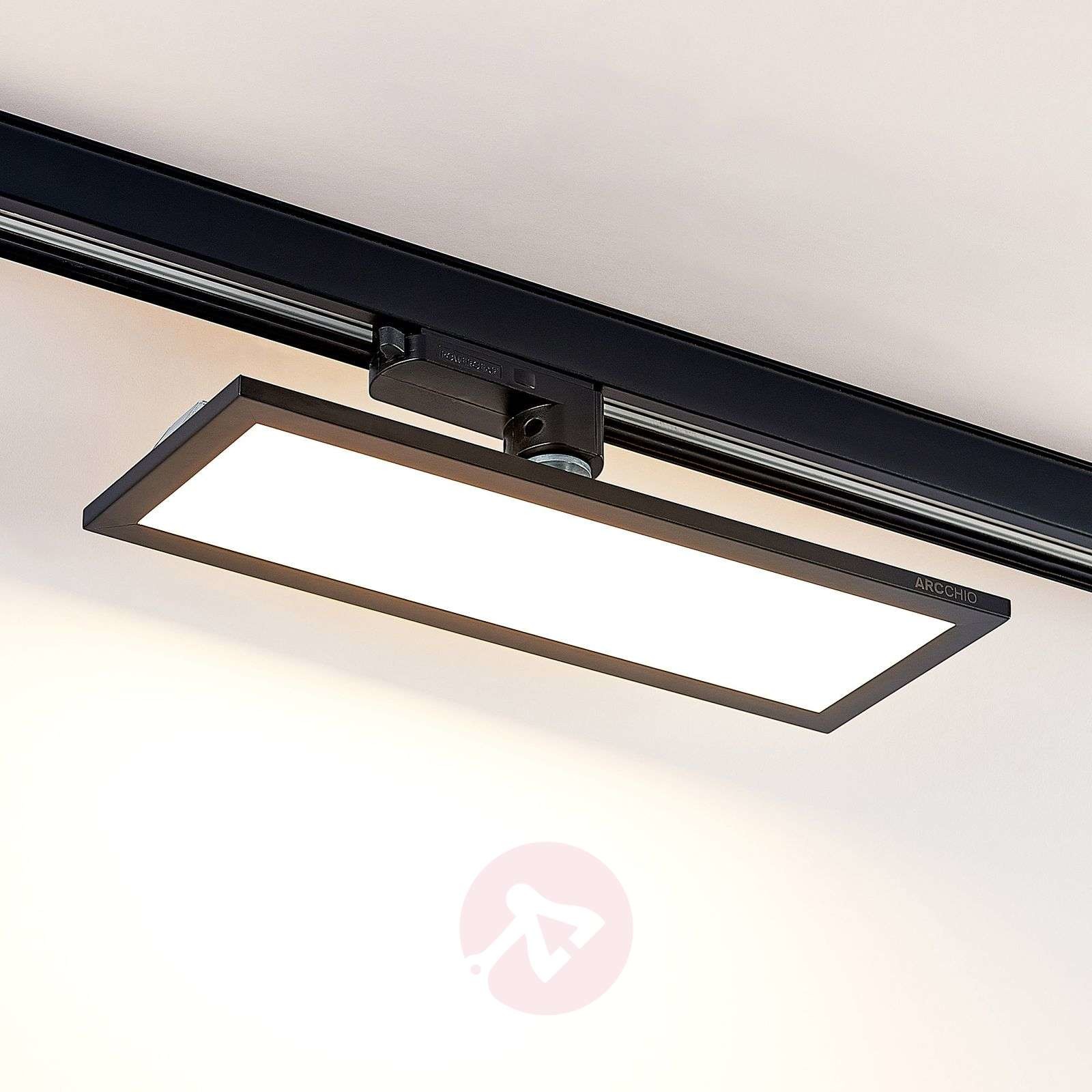 ARCCHIO Arcchio Hairis 3-fazowy panel LED czarny 3 000 K