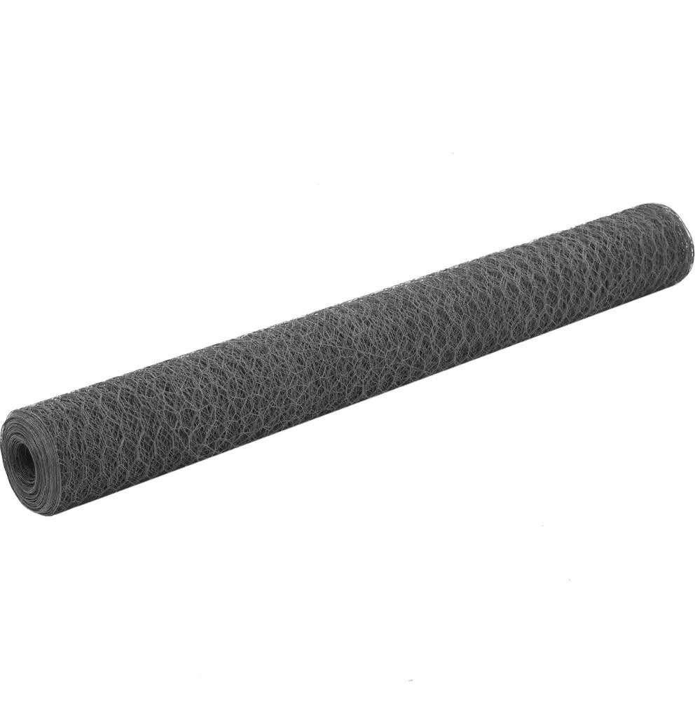 Siatka stalowa z powłoką z Pvc 25x12 m