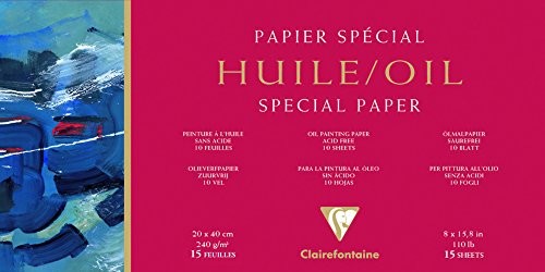 Clairefontaine Bloc Panor amique Huile 240 G 15 °F 20 X 40 96491C
