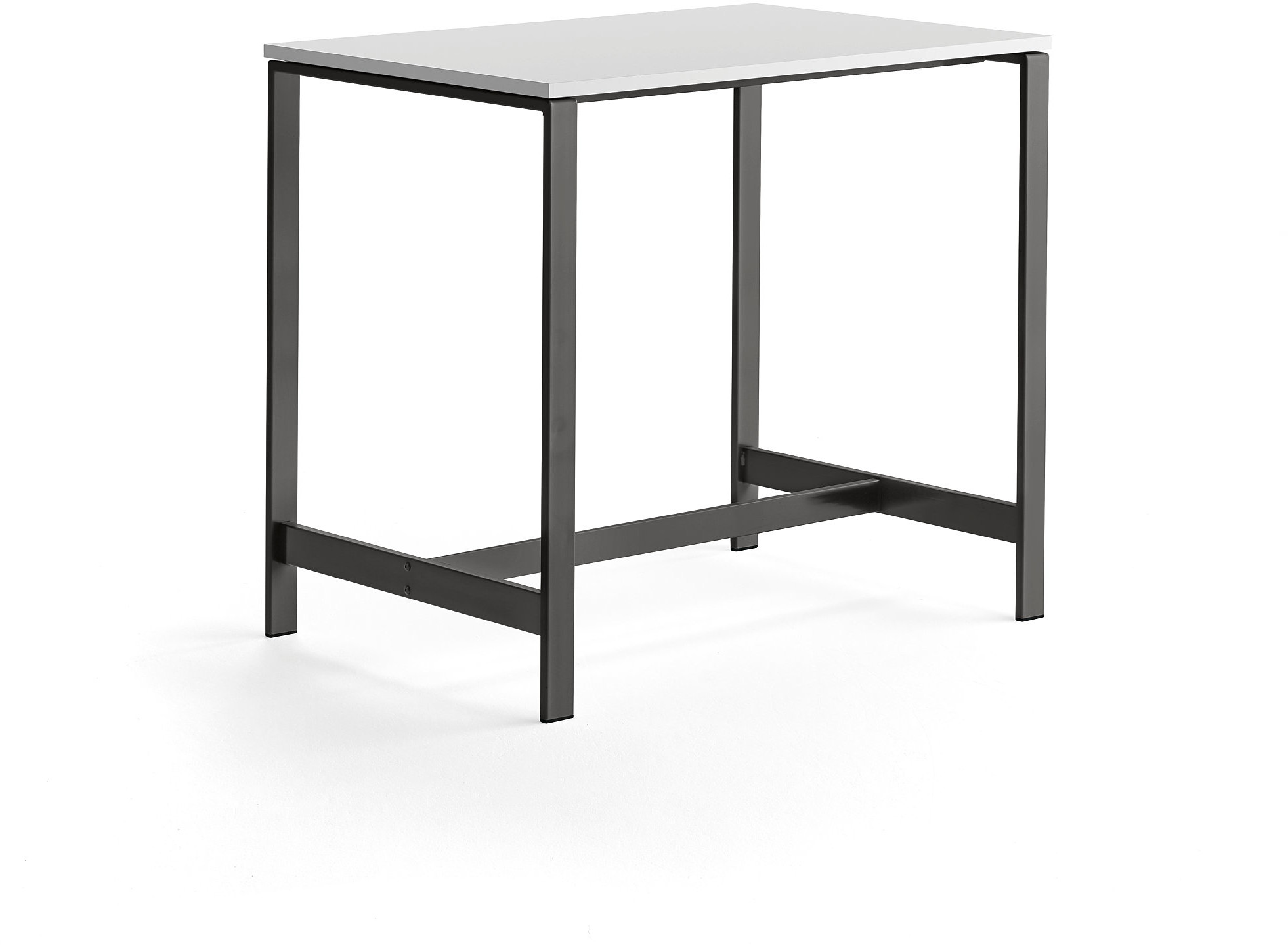 AJ Produkty Stół VARIOUS, 1200x800 mm, wysokość 1050 mm, czarny, biały