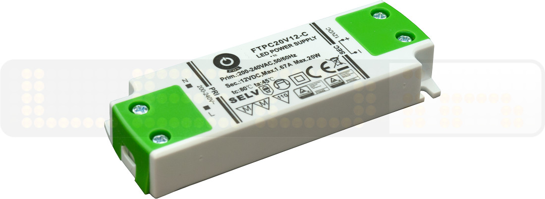 POS Zasilacz LED FTPC20V12-C 1,67A 20W 12V FTPC20V12-C-