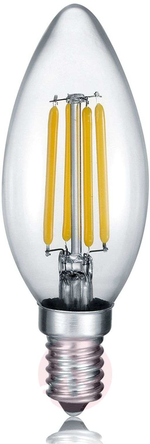 Trio Leuchten Świeca LED E14 4W filamentowa, 2700K Switch Dimmer
