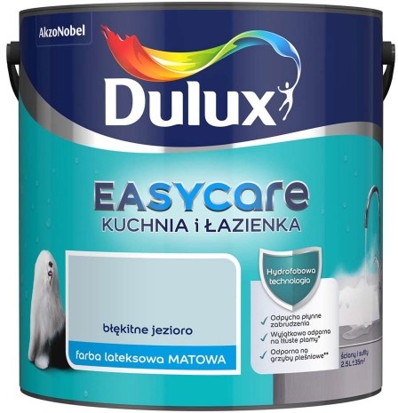Dulux Farba Easycare kuchnia łazienka błękitne jezioro 2,5 l