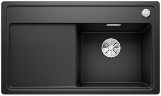 Blanco Zenar 45 S-F Silgranit PuraDur Czarny 526043