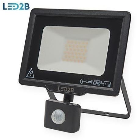 Kobi Oprawa LED MHC z czujnikiem 30W CZARNA barwa ZIMNOBIAŁA LED2B KFLNLC30ZBCZ