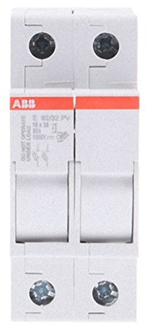 ABB entrelec entrelec e90 V podstawa bezpiecznika modułowa secciónador/secciónable E91/32PV 2 moduły 2CSM204703R1801
