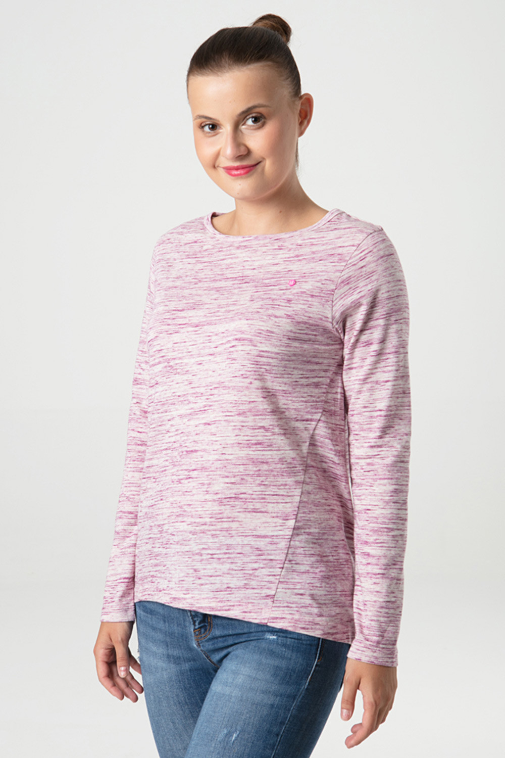 LOAP Różowy damski T-shirt LOAP Beruna