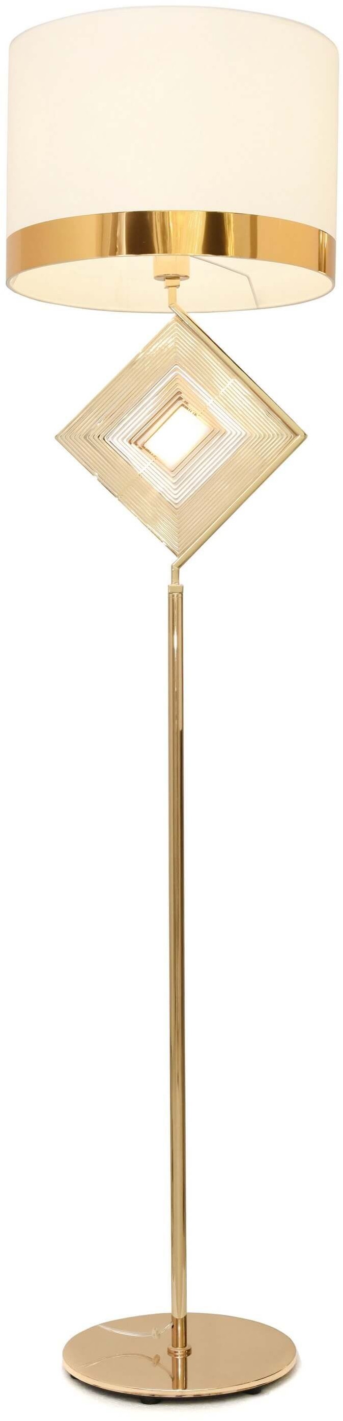 Lumina Deco Deco LAMPA STOJĄCA PODŁOGOWA BIAŁO-ZŁOTA BENARDI DECO LDF 5529 (GD+WT