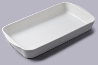W.m. bartleet & sons Prostokątne porcelanowe naczynie do pieczenia 24x14cm