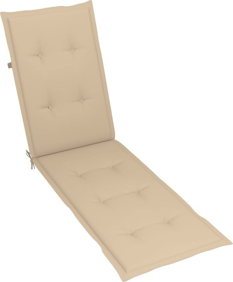 vidaXL Poduszka na leżak beżowa 75+105 x50x4 cm 314176 314176