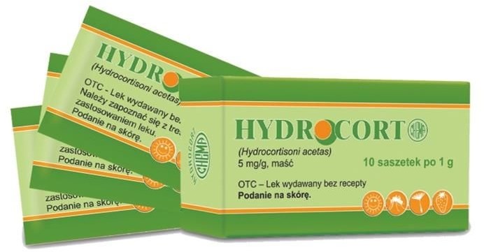 Chema ELEKTROMET Hydrocort 0,5% maść 10 saszetek 8000102