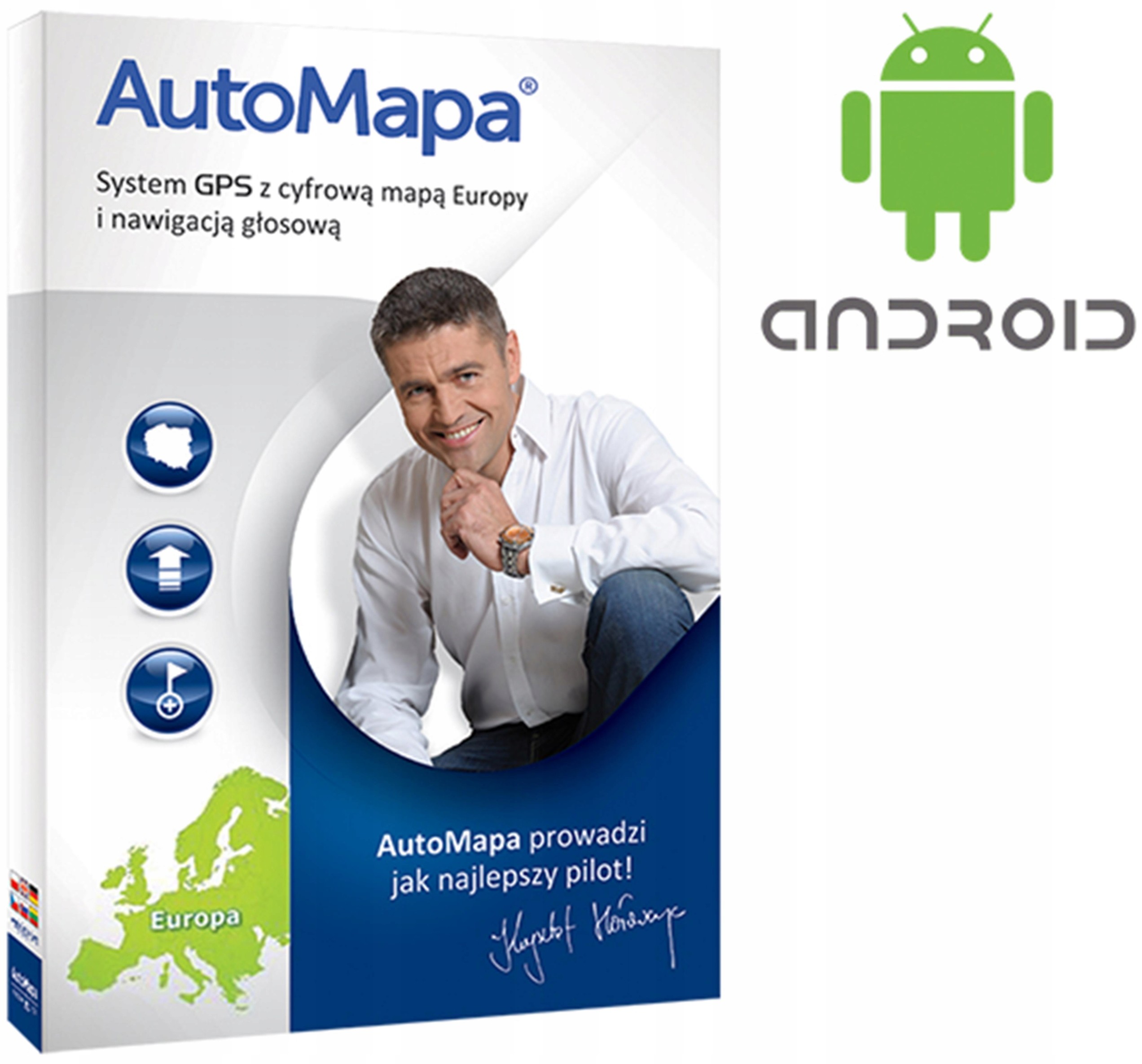 Automapa Europa Android licencja 90 dni 3 m-ce