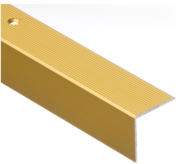 Cezar Kątownik aluminiowy 30 x 30 mm 1 m złoty