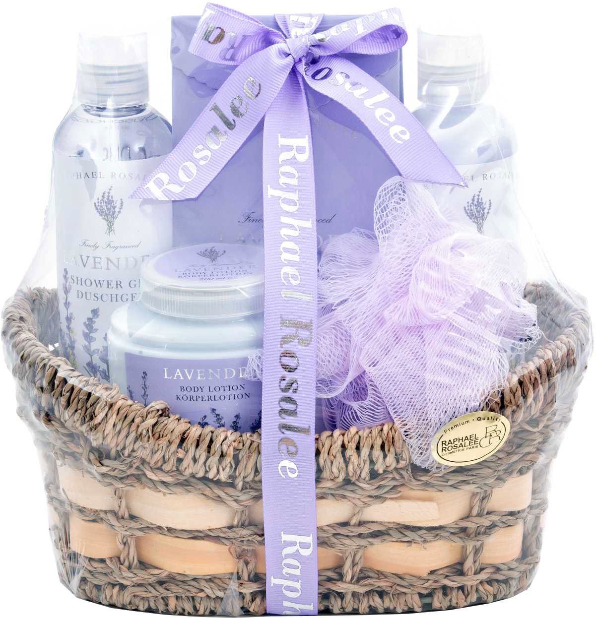 Zestaw Kosz Prezentowy Kosmetyki Do Ciała Lawenda
