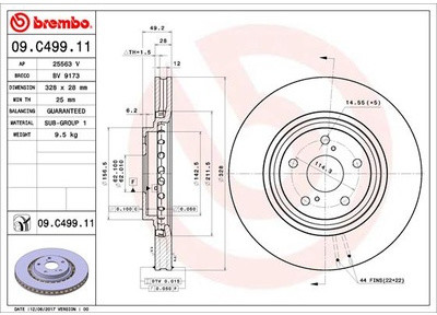 BREMBO 09.C499.11 09.C499.11