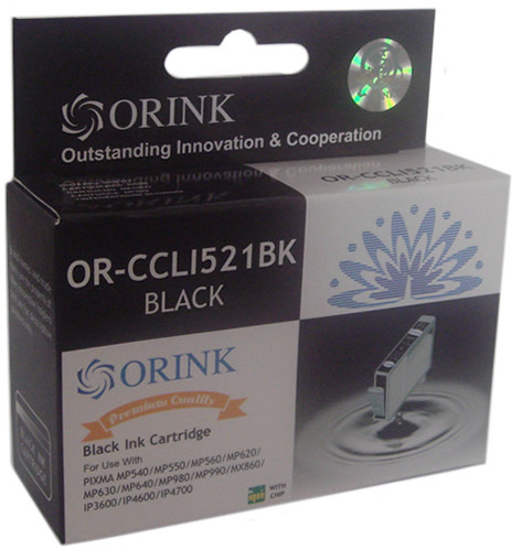 ORINK Wkład do Canon CLI-521bk