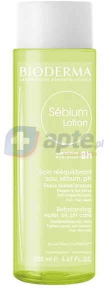 Bioderma Naos Poland Sp. z o.o. Sebium Lotion booster wzmacniający pielęgnację 200ml