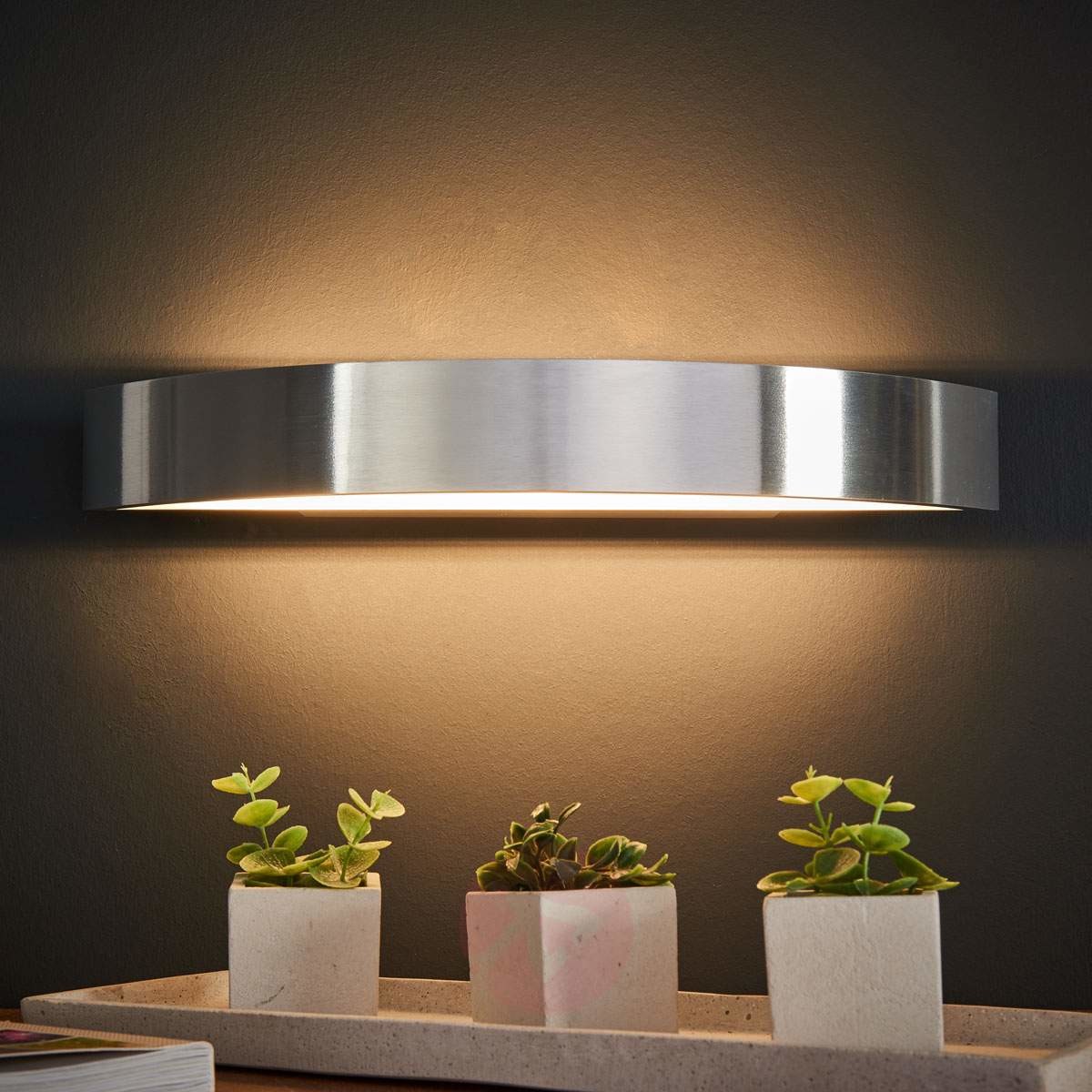 Helestra YONA lampa ścienna LED Aluminium, 3-punktowe 38/1427.25