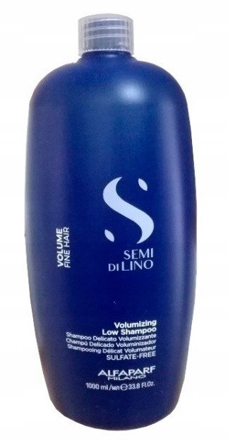 Alfaparf Milano Semi Di Lino Volumizing Low Shampoo - Delikatny Szampon Dodający Objętości i Struktury Cienkim Włosom 1000ml PF020067