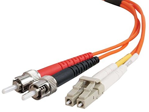 CABLESTOGO Cables To Go 85271 LC/ST Low Smoke Zero Halogen Duplex 62,5/125 Włókien szklanych Multi-mode przewód krosowy (1 m) Pomarańczowy 757120852711