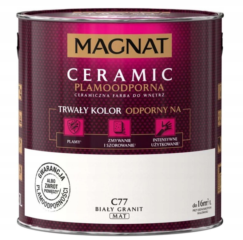 Magnat Ceramic C77 Biały Granit 2,5 L Farba