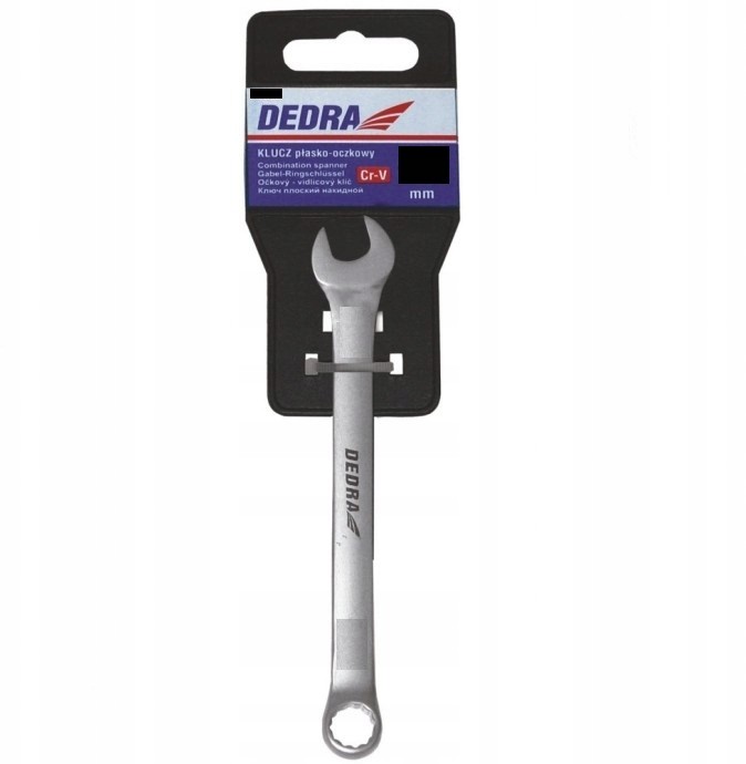 Dedra Klucz płasko - oczkowy CrV 13 mm z przywieszką 1447P