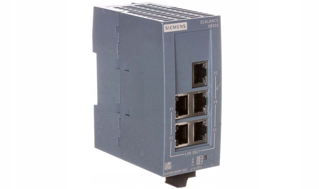 Switch przemysłowy 5 portów RJ45 10/100Mb/s simati